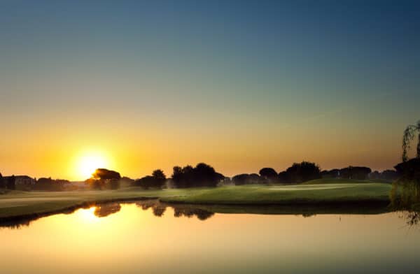 Golf Plaisir-Rom-Parco de Medici Golf Club-sunrise
