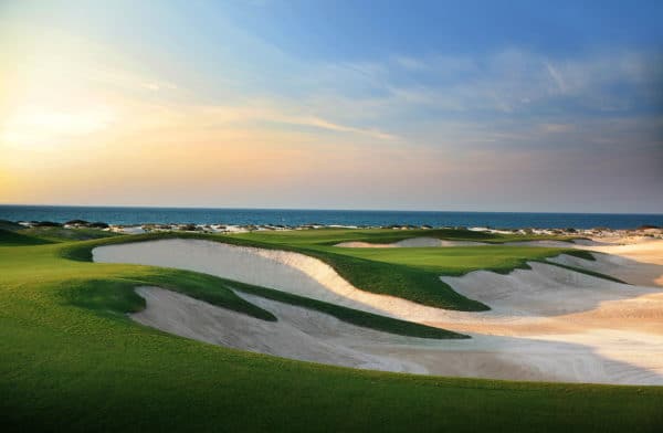 Golf Plaisir_Abu Dhabi_Saadiyat Beach Golf Club_16th bunker
